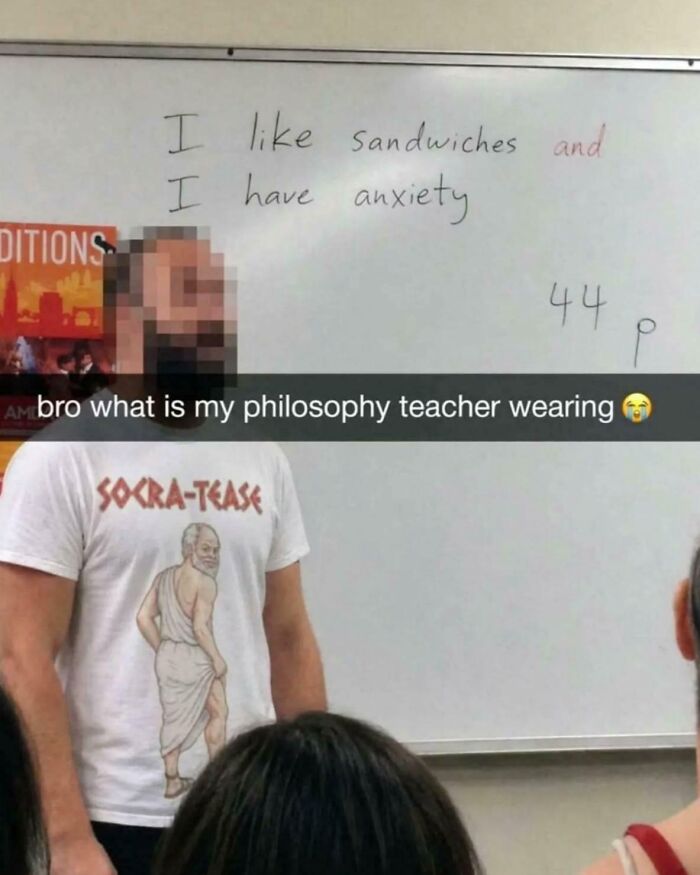 Everyone Already Knows About Socra-Tease, But What Is This Theory Of Anxiety And Sandwiches?