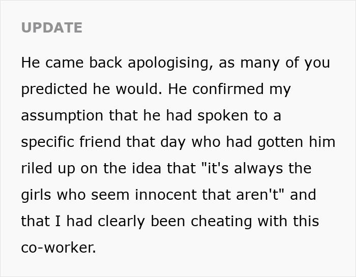 Guy Acts Like It's GF's Fault Her Male Coworker Is Obsessed With Her, She Doesn't See The Red Flags Guy Acts Like It's GF's Fault Her Male Coworker Is Obsessed With Her, She Doesn't See The Red Flags