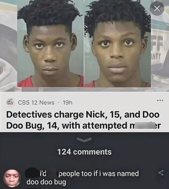 Hilarious news headlines featuring mugshots of teenagers charged with a crime.