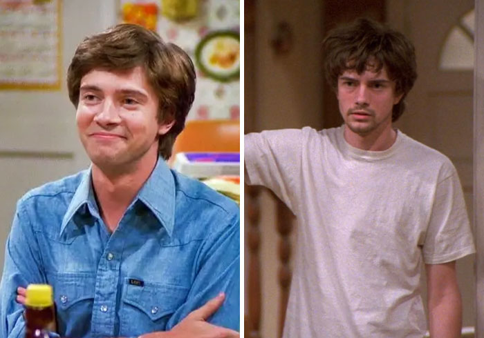 Eric Forman from That '70s Show smiling and looking concerned, an example of male TV characters with hidden toxicity.
