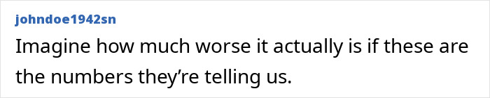An online comment questioning official numbers regarding a suspected plague lab leak An online comment questioning official numbers regarding a suspected plague lab leak