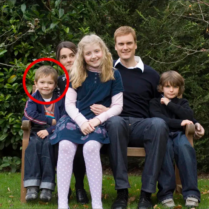 Family photo with young boy circled, related to former child actor in tiger attack Family photo with young boy circled, related to former child actor in tiger attack