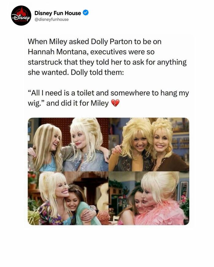 Dolly Parton and Miley Cyrus on Hannah Montana talk about Dolly's role