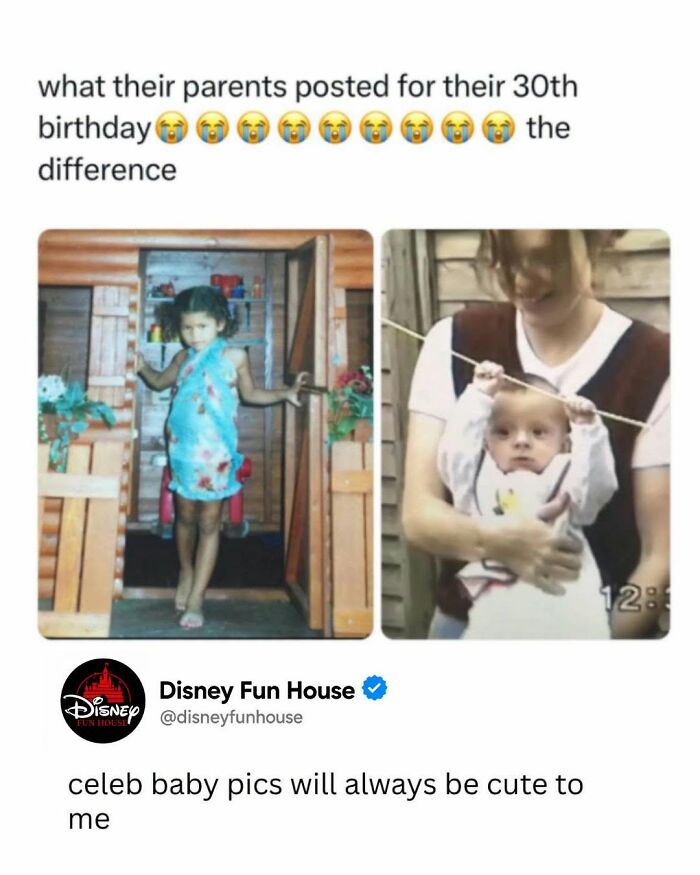 Celeb baby pictures showing cute childhood moments of famous personalities