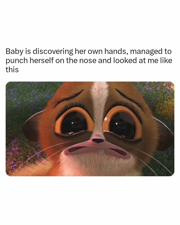 Funny meme of a sad cartoon mouse with big teary eyes, perfect for daily memes and interesting posts.
