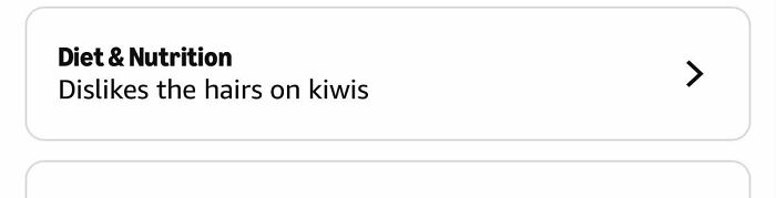 Amazon shoppers dislike hairs on kiwis in diet and nutrition