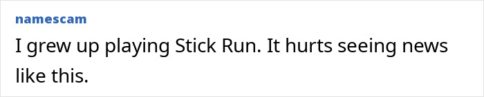 Online comment reflecting on playing Stick Run, created by late video game creator Manuel Joshua B.