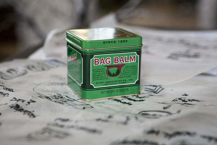 Bag Balm ointment tin representing practical life hacks for skin care