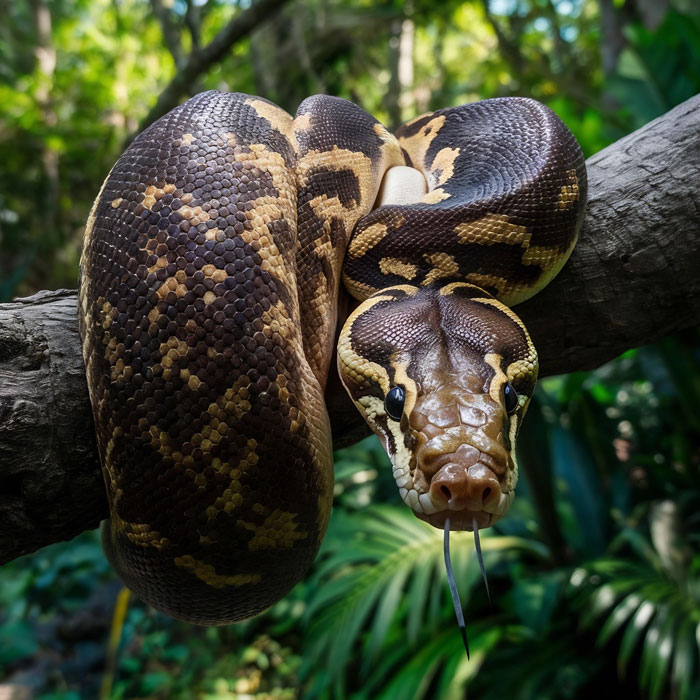 Man Lets A Giant Snake Try To Swallow Him, Says A Much Smaller Animal Hurt Far More
