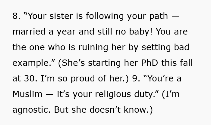 Mom Says There Is "No Point" For Daughter's Life If She's Not Going To Have Kids Mom Says There Is "No Point" For Daughter's Life If She's Not Going To Have Kids