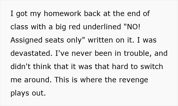 Nearsighted Student Asks To Sit Closer To The Board, Math Teacher Writes A Big Red “NO!” Nearsighted Student Asks To Sit Closer To The Board, Math Teacher Writes A Big Red “NO!”