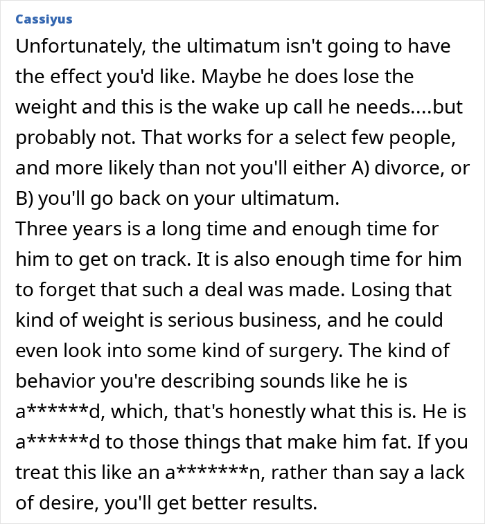 Wife Gives Obese Husband An Ultimatum, He Says She Wants Him To Look Like Channing Tatum Wife Gives Obese Husband An Ultimatum, He Says She Wants Him To Look Like Channing Tatum