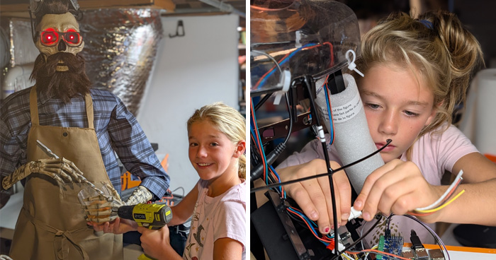 Meet Uncle Murray, The Talking Skeleton A 9-Year-Old Built With A Multimeter, A Tiny Computer And AI