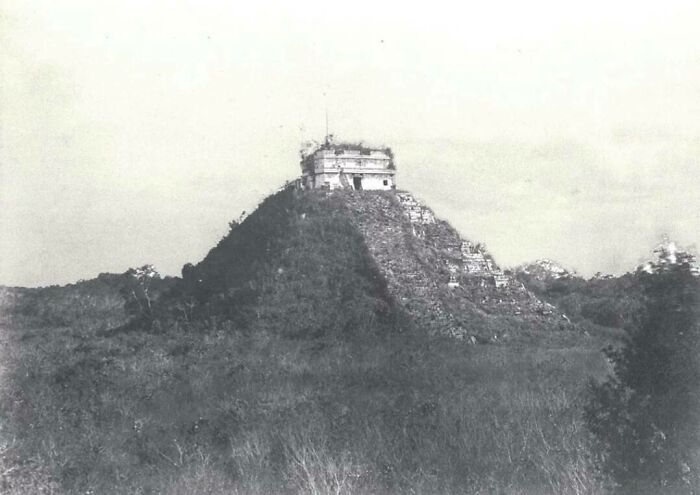 Chichen Ltza, Mexico, Before Cleaning And Restoration, 1892 From The Peabody Museum Archives, Harvard University