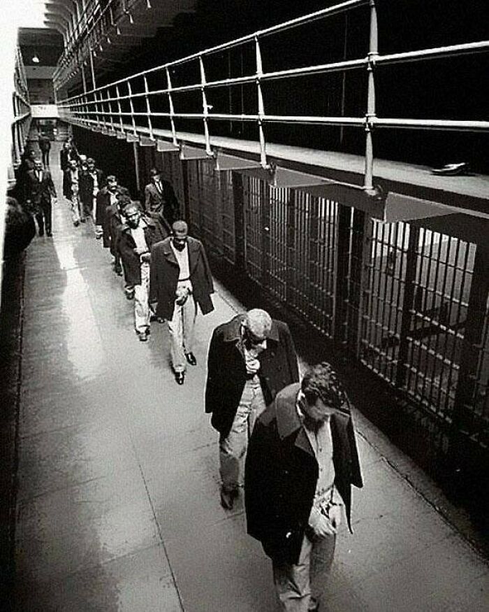Last Prisoners Of Alcatraz Leaving 1963