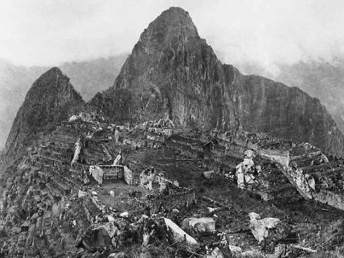 The First Photograph Of Machu Picchu, 1912