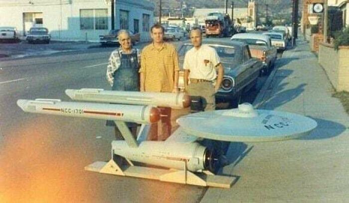 The Original Model Of The USS Enterprise In 1965