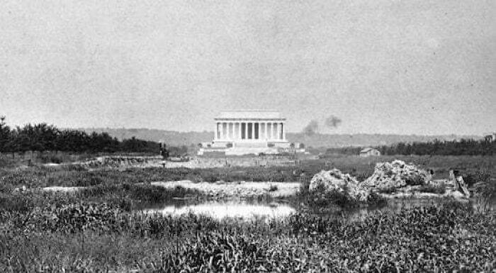The Lincoln Memorial In 1917