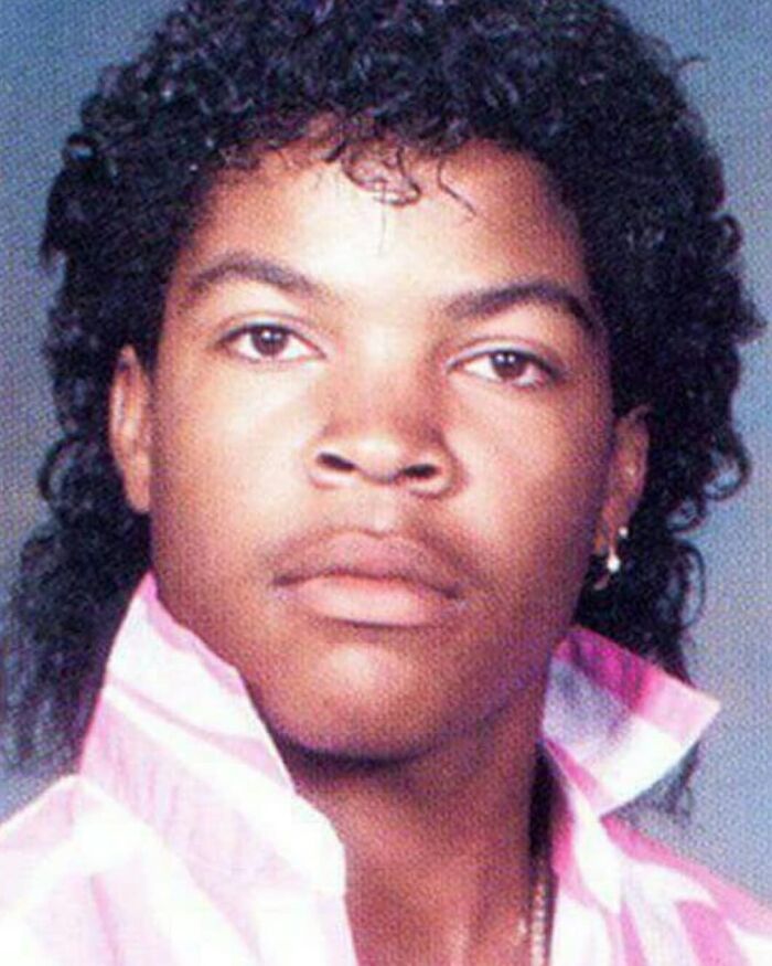 High School Yearbook Photo Of O'shea Jackson (Sr), Also Known As "Ice Cube" 1987