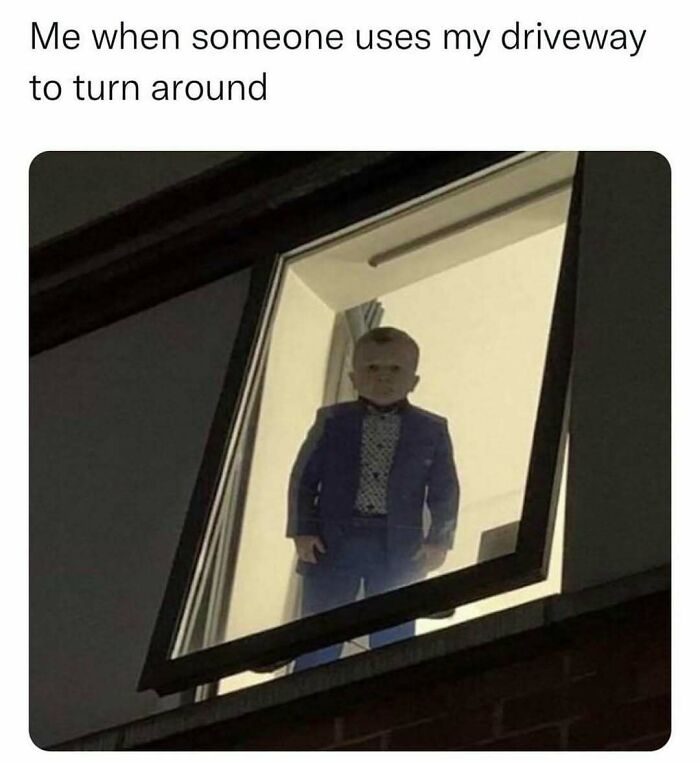 Funny Hasbulla meme looking out the window to send to friends