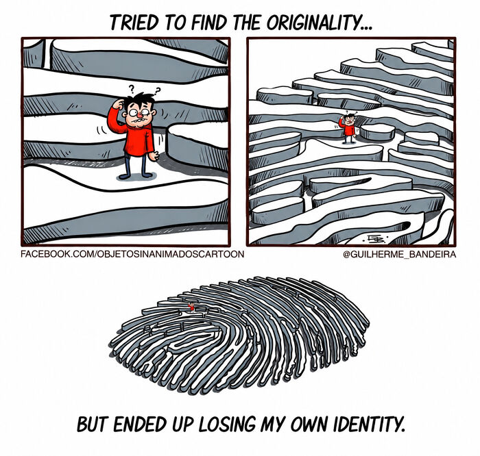 Brazilian Cartoonist Creates Thought-Provoking Comics That Blend Humor, Emotion, And Life Lessons (26 Pics)