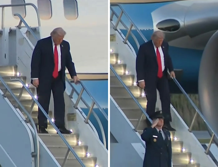 Expert Weighs In After Trump's Odd Stance In Viral Video Leads To Speculation