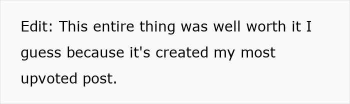 A screenshot of a online post update, related to a story where a dad yells and threatens crew. A screenshot of a online post update, related to a story where a dad yells and threatens crew.