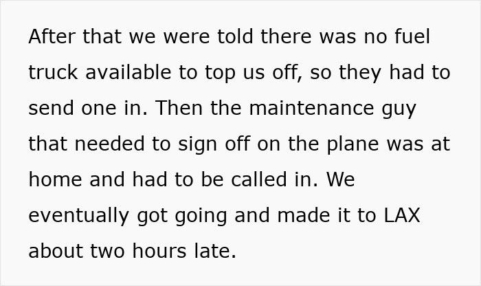 Text describing the aftermath of a flight diverted to LAX due to an unruly dad Text describing the aftermath of a flight diverted to LAX due to an unruly dad
