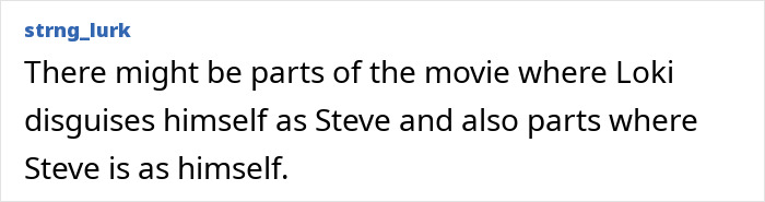 A user comment by strng_lurk sharing a plot theory about Chris Evans appearance in new promo. A user comment by strng_lurk sharing a plot theory about Chris Evans appearance in new promo.