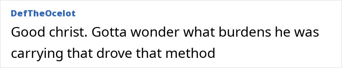User comment expressing sympathy over the tragic passing of video game creator Manuel Joshua B.