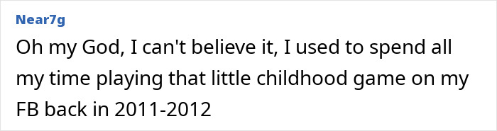 A comment about a video game creator who loses his life, expressing disbelief about playing their childhood game.