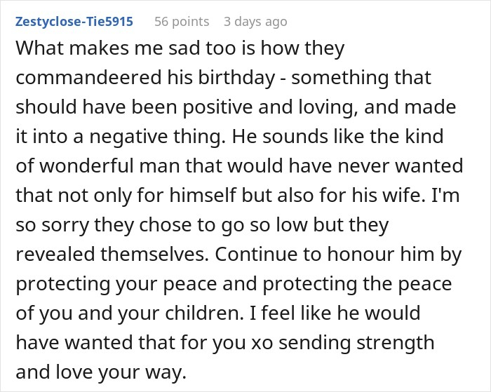 Online comment discussing how women betray SIL by turning a positive memory into a negative moment. Online comment discussing how women betray SIL by turning a positive memory into a negative moment.