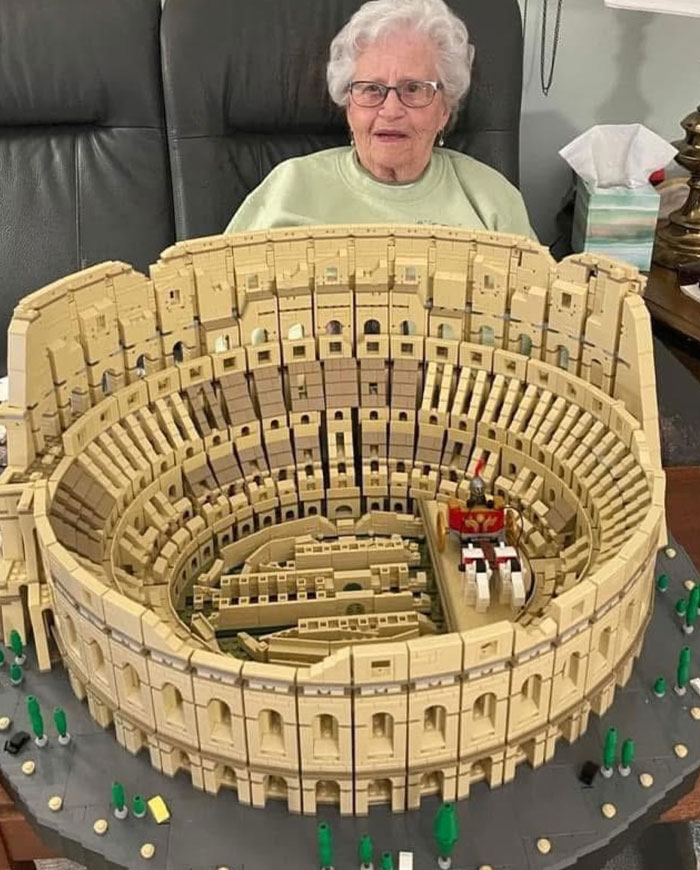 97 Year Old Grandma Spends 4 To 6 Hours Every Single Week Building LEGO