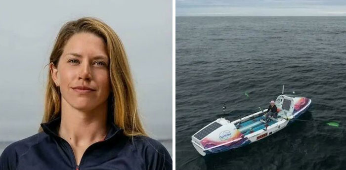 Kelsey Pfendler Rowed Solo From California To Hawaii In Just 43 Days. The Fastest Solo Crossing Ever