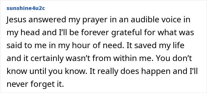 Personal testimony of Jesus answering prayer in an audible voice