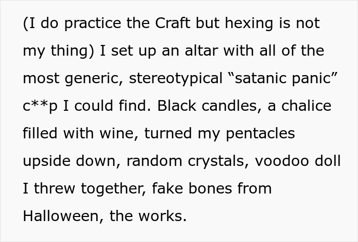 Description of setting up altar with black candles and ritual items Description of setting up altar with black candles and ritual items