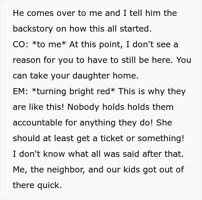 An unhinged mom complains that nobody is holding the children accountable. An unhinged mom complains that nobody is holding the children accountable.