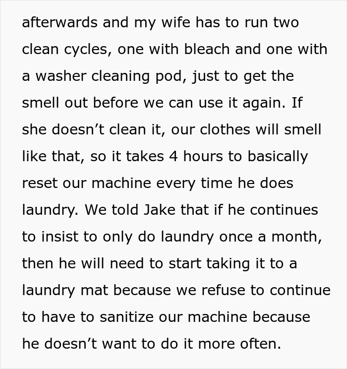 Grown Man Hates Doing Laundry, Doesn't Understand Why His Family Calls Him Out On His Stinky Clothes