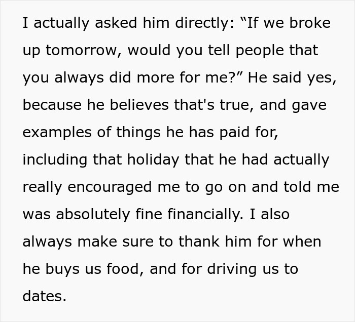 Guy Reminds Woman Of All The Things He Buys, Uses Them Against Her, Then Says She's Hurting Him Guy Reminds Woman Of All The Things He Buys, Uses Them Against Her, Then Says She's Hurting Him