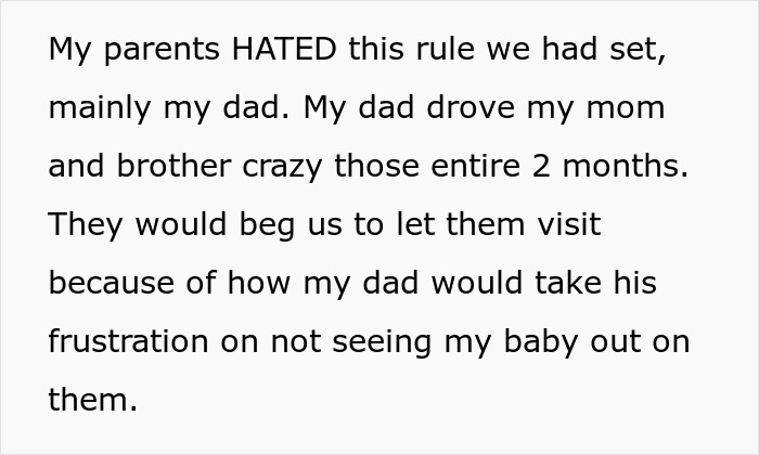 Social media post text detailing family drama and a dad’s reaction to a strict boundary. Social media post text detailing family drama and a dad’s reaction to a strict boundary.