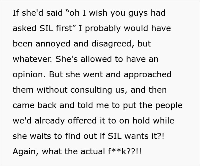 Couple Buys New House And Plans To Hand Over Lease To Friends, MIL Steps In And Ruins Everything Couple Buys New House And Plans To Hand Over Lease To Friends, MIL Steps In And Ruins Everything