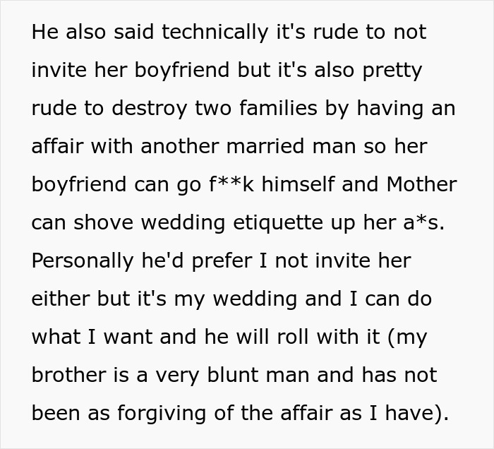 Dad Threatens To Skip Daughter’s Wedding If She Invites Cheater Mom, She’s Fed Up With Their Drama Dad Threatens To Skip Daughter’s Wedding If She Invites Cheater Mom, She’s Fed Up With Their Drama
