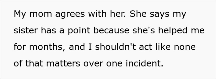 Text about mother agreeing with aunt leaves 8yo niece incident after sister demands payment request. Text about mother agreeing with aunt leaves 8yo niece incident after sister demands payment request.