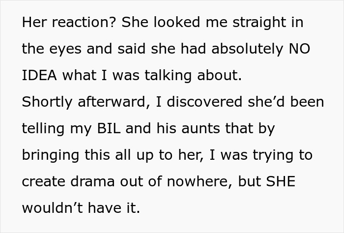 Toxic mom denies understanding and accuses daughter-in-law of creating drama Toxic mom denies understanding and accuses daughter-in-law of creating drama