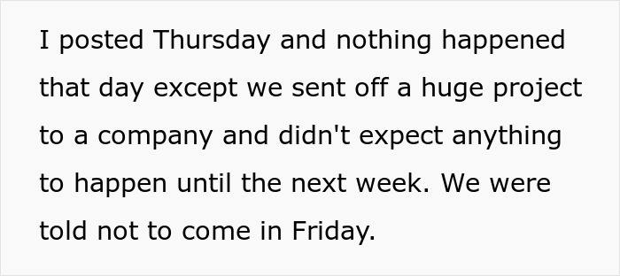 Text post update from a woman who tried to trick her BF into believing she is pregnant. Text post update from a woman who tried to trick her BF into believing she is pregnant.