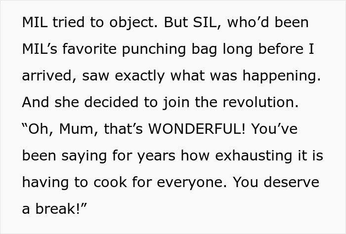 Screenshot of text about daughter-in-law confronting toxic mom in family control situation Screenshot of text about daughter-in-law confronting toxic mom in family control situation
