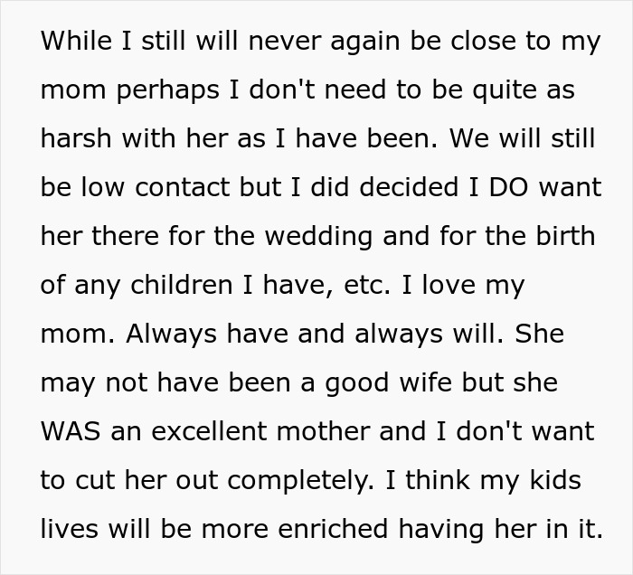 Dad Threatens To Skip Daughter’s Wedding If She Invites Cheater Mom, She’s Fed Up With Their Drama Dad Threatens To Skip Daughter’s Wedding If She Invites Cheater Mom, She’s Fed Up With Their Drama