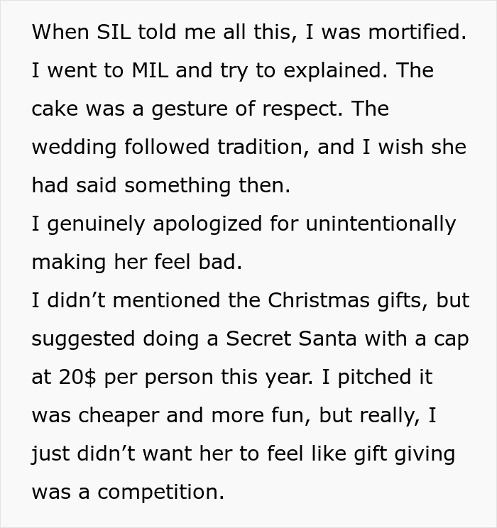 Apologizing to toxic mom to avoid family conflict and suggesting Secret Santa gift exchange Apologizing to toxic mom to avoid family conflict and suggesting Secret Santa gift exchange