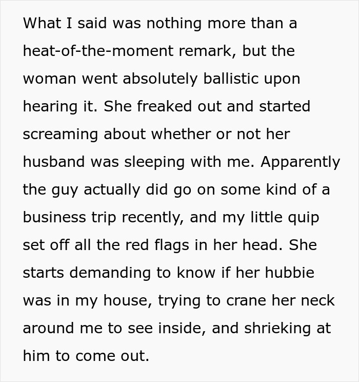 Woman reacts angrily to accusations related to marriage meltdown over Halloween candy refusal