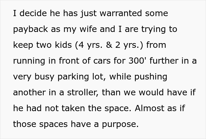 Man Steals A Family Parking Spot And Tells One Lie That Makes The Situation Much More Serious